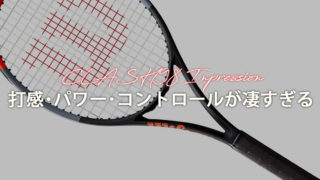 ウイルソン クラッシュ100 インプレ しなりで衝撃吸収が最高 スピン性能も十分 Wilson Clash 100の感想 レビュー 評価 ココロノ