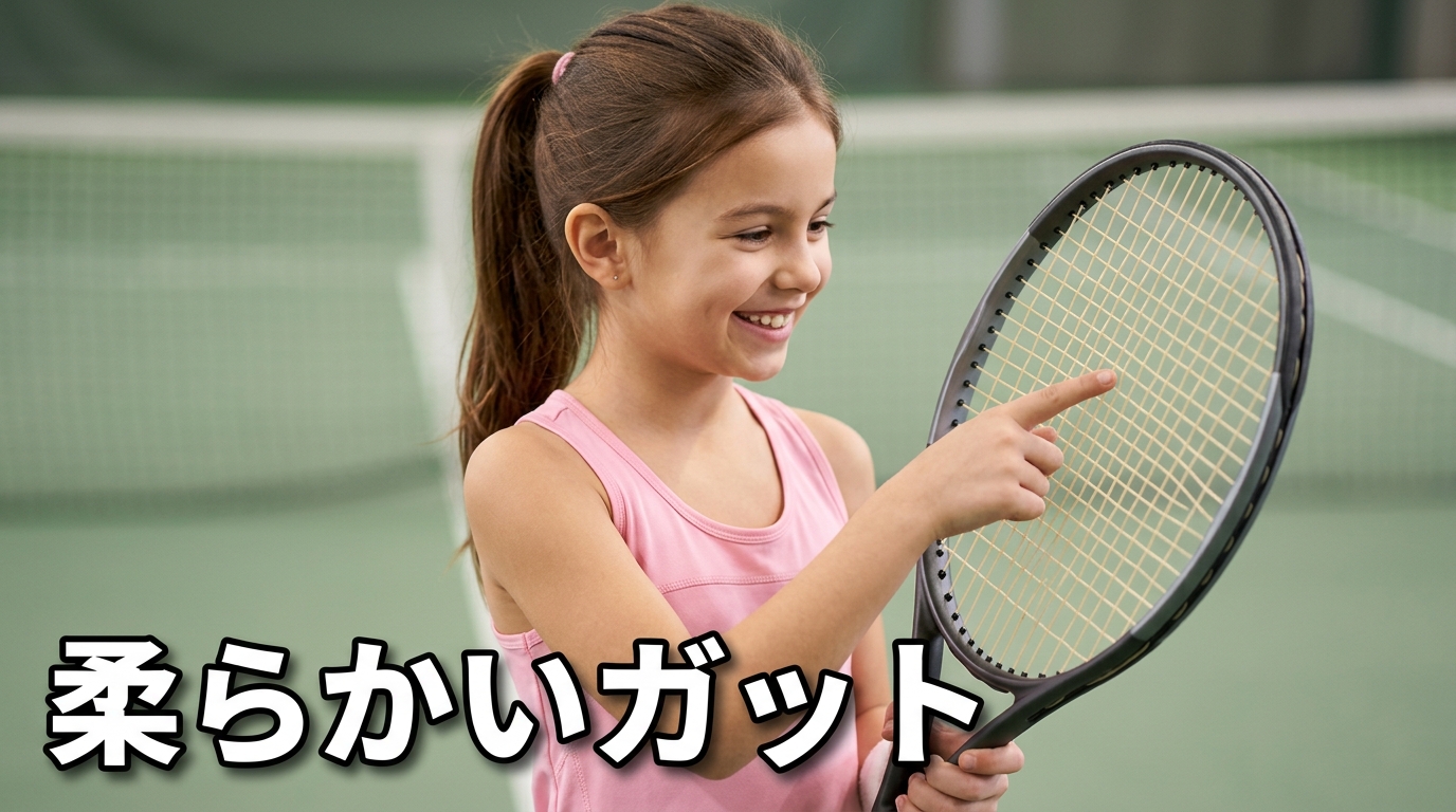 柔らかいガットを使用するメリット5つ