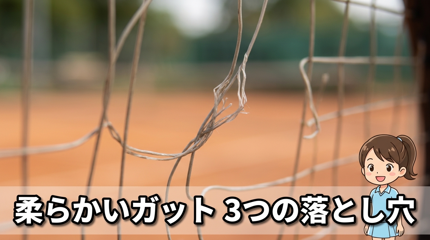 柔らかいガットの注意点とデメリット3つ