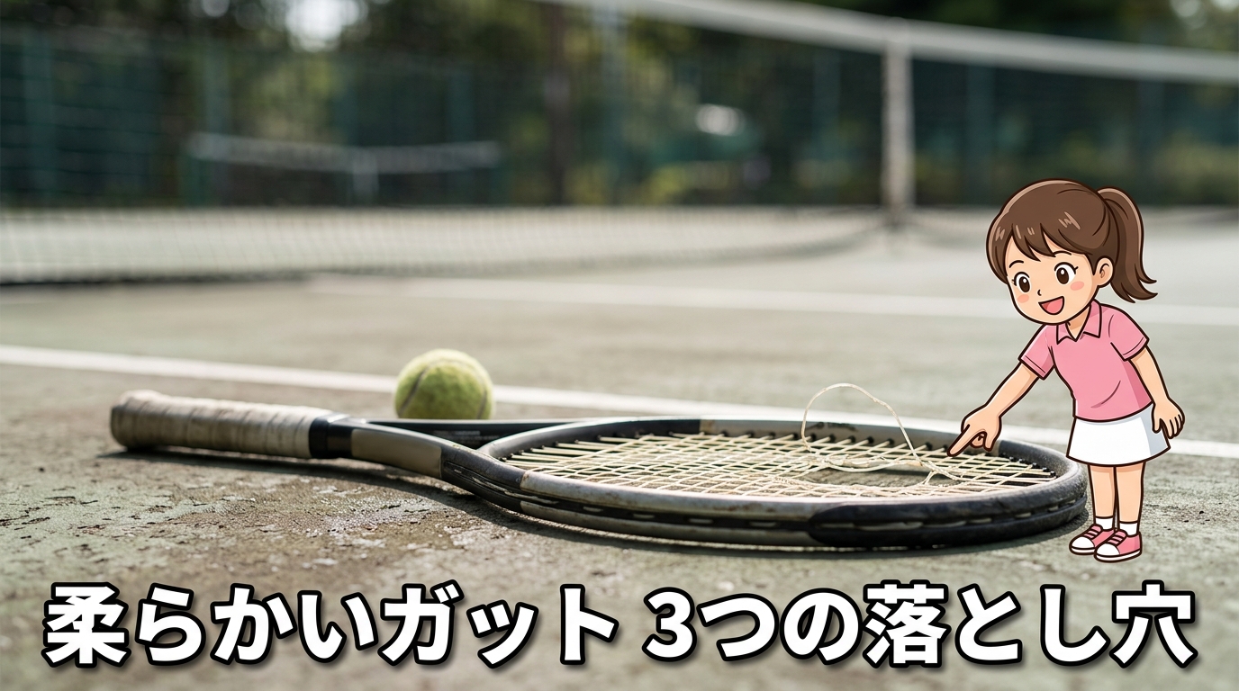 柔らかいガットを使用するデメリット3つ