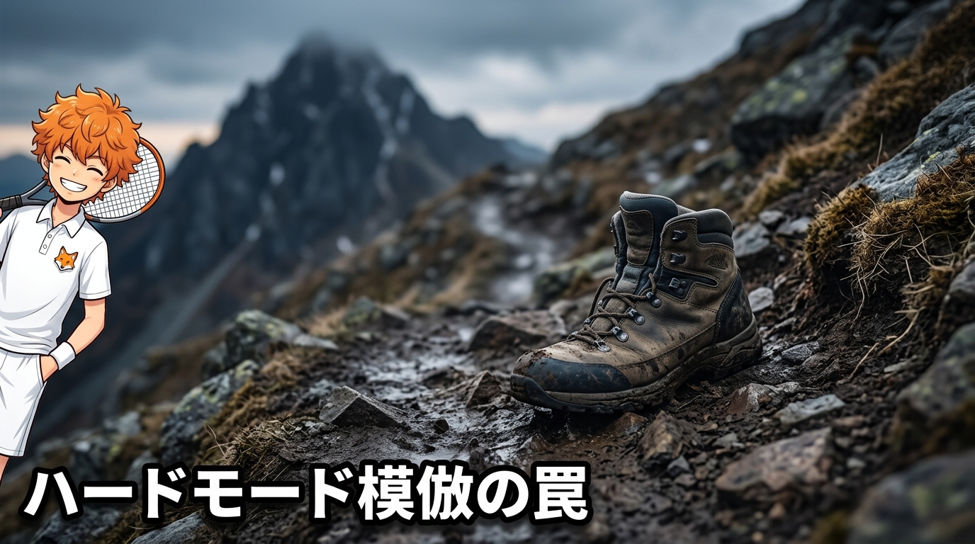 過酷な設定を模倣するデメリット