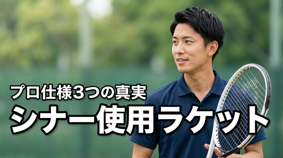 2026年最新｜シナーの使用ラケットとプロ仕様スペック3つの真実